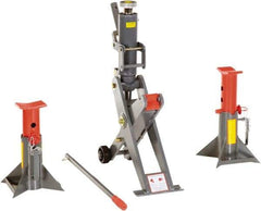 Vestil - 4 Ton Capacity Fork Lift Jack - 2-1/4" to 16" High, 8" Long x 8" Wide Base - USA Tool & Supply
