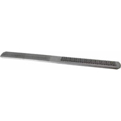 Nicholson - 10" Bastard Cut Flat Half Round Rasp - USA Tool & Supply