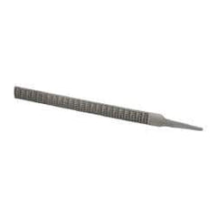 Nicholson - 8" Long x 25/32" Wide x 5/16" Thick Half Round Wood Rasp - Bastard Cut - USA Tool & Supply