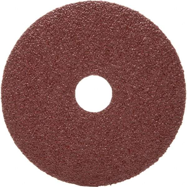3M - 4-1/2" Diam 7/8" Hole 36 Grit Fiber Disc - Very Coarse Grade, Ceramic, 13,300 Max RPM, Series 983C - USA Tool & Supply