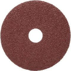3M - 4-1/2" Diam 7/8" Hole 36 Grit Fiber Disc - Very Coarse Grade, Ceramic, 13,300 Max RPM, Series 983C - USA Tool & Supply