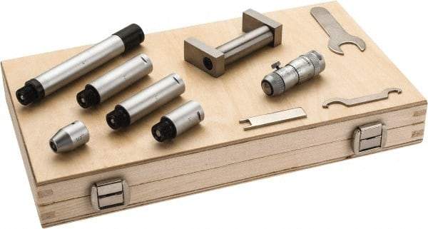 SPI - 2 to 12 Inch Range, Carbide Mechanical Inside Tubular Micrometer - 0.001 Inch Graduation, 0.0001 Inch Accuracy - USA Tool & Supply