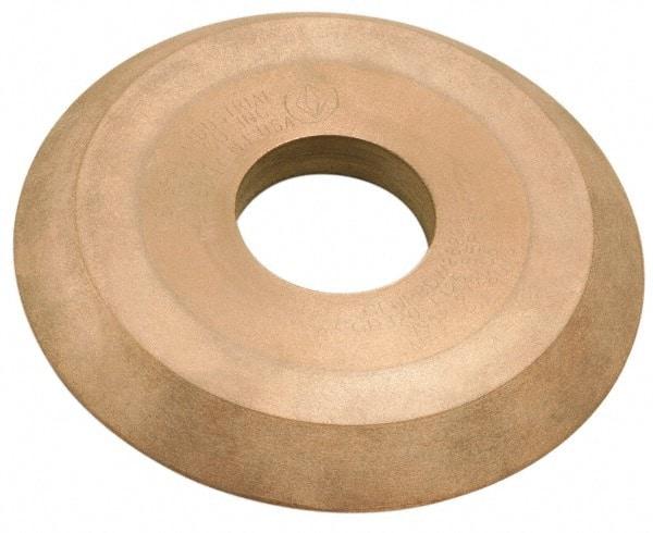 3M - 5" Diam, 1-1/4" Hole Size, 1/4" Overall Thickness, 320 Grit, Type 1 Tool & Cutter Grinding Wheel - Extra Fine Grade, Diamond, Resinoid Bond - USA Tool & Supply