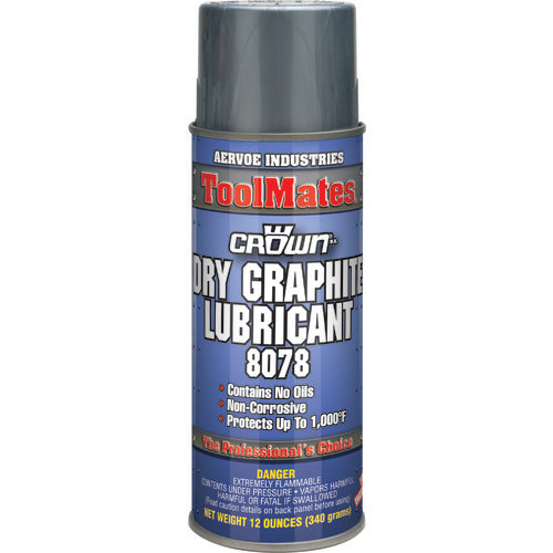Dry Graphite Lubricant & Parting Compound - 12 oz Aerosol - USA Tool & Supply
