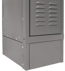Hallowell - 12" Wide x 6" High, Locker Closed Front Base - USA Tool & Supply