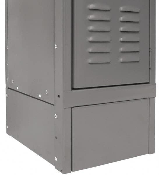 Hallowell - 18" Wide x 6" High, Locker Closed Front Base - USA Tool & Supply