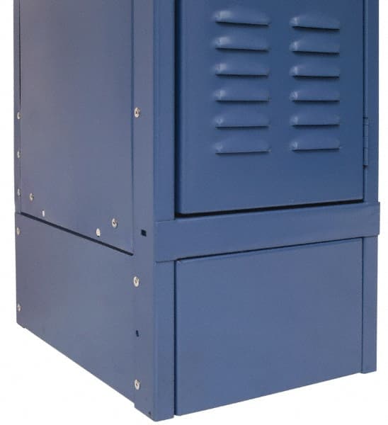 Hallowell - 12" Wide x 6" High, Locker Closed Front Base - USA Tool & Supply