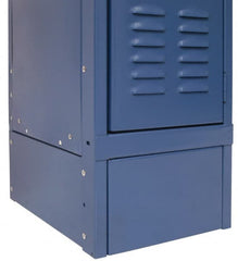 Hallowell - 12" Wide x 6" High, Locker Closed Front Base - USA Tool & Supply
