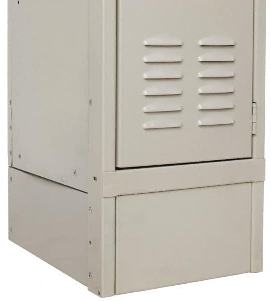 Hallowell - 18" Wide x 6" High, Locker Closed Front Base - USA Tool & Supply