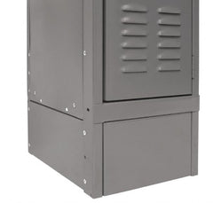 Hallowell - 6" High x 15" Deep, Locker Closed Side Base - USA Tool & Supply