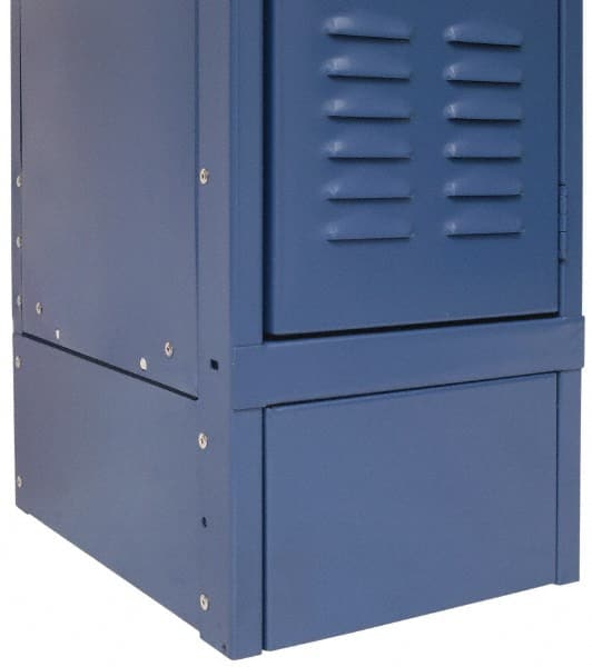 Hallowell - 6" High x 12" Deep, Locker Closed Side Base - USA Tool & Supply