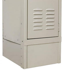 Hallowell - 6" High x 12" Deep, Locker Closed Side Base - USA Tool & Supply