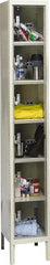 Hallowell - 6 Door, 6 Tier, Safety-View Plus Box Lockers - USA Tool & Supply