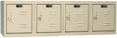 Hallowell - 4 Door, 4 Horizontal Tier, Premium Box Lockers - USA Tool & Supply