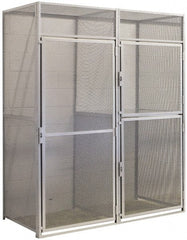 Hallowell - 1 Door, 1 Tier, Bulk Storage Lockers - USA Tool & Supply