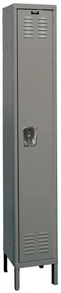 Hallowell - 1 Door, 1 Tier, Premium Wardrobe Lockers - USA Tool & Supply