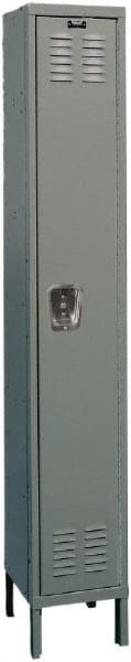 Hallowell - 1 Door, 1 Tier, Premium Wardrobe Lockers - USA Tool & Supply