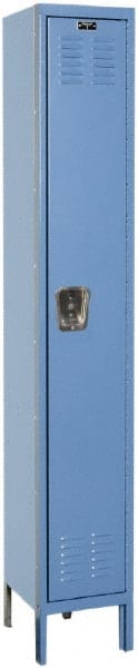 Hallowell - 1 Door, 1 Tier, Premium Wardrobe Lockers - USA Tool & Supply