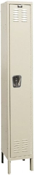 Hallowell - 1 Door, 1 Tier, Premium Wardrobe Lockers - USA Tool & Supply