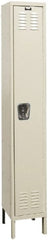 Hallowell - 1 Door, 1 Tier, Premium Wardrobe Lockers - USA Tool & Supply
