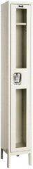Hallowell - 1 Door, 1 Tier, Safety-View Wardrobe Lockers - USA Tool & Supply