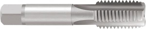 Emuge - M16x2.00 Metric Coarse 3-Flute TiN Finish Cobalt Straight Flute Machine Tap - USA Tool & Supply