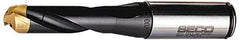Seco - 11.5 to 11.99mm Diam, 3xD, 1.18" Max Depth, 5/8" Shank Diam, 1-1/2" Flute, 3.976" OAL, Replaceable Tip Drill - SD100 Insert, SD103 Toolholder, Series SD103 - USA Tool & Supply