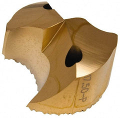 Seco - Series SD100, 17.5mm Diam 140° Replaceable Drill Tip - Carbide, TiAlN Finish, Through Coolant - USA Tool & Supply