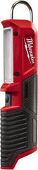 Milwaukee Tool - 12 Volt, Cordless, LED Portable Handheld Work Light - 1 Head, 220 Lumens, 9-1/4" Long - USA Tool & Supply