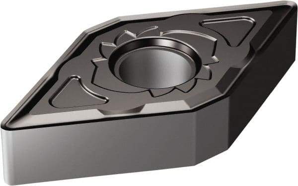 Sandvik Coromant - DNMG442 SM Grade 1105 Carbide Turning Insert - TiAlN Finish, 55° Diamond, 1/2" Inscr Circle, 1/4" Thick, 1/32" Corner Radius - USA Tool & Supply