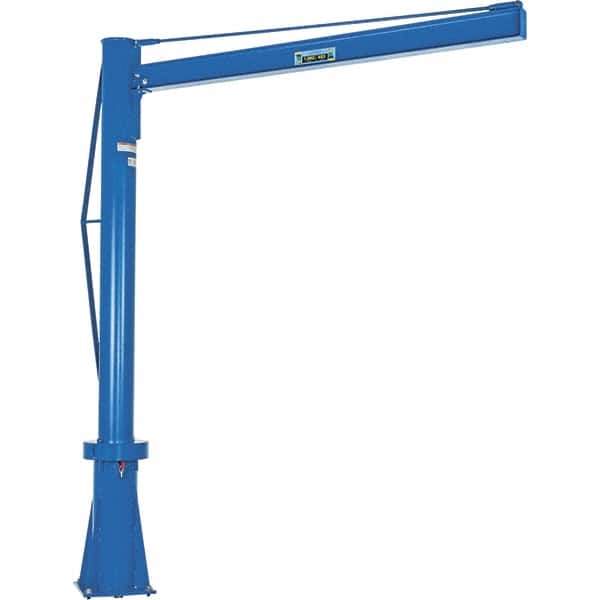 Vestil - 1,000 Lb Load Capacity, Steel Jib Crane - 8' Span - USA Tool & Supply