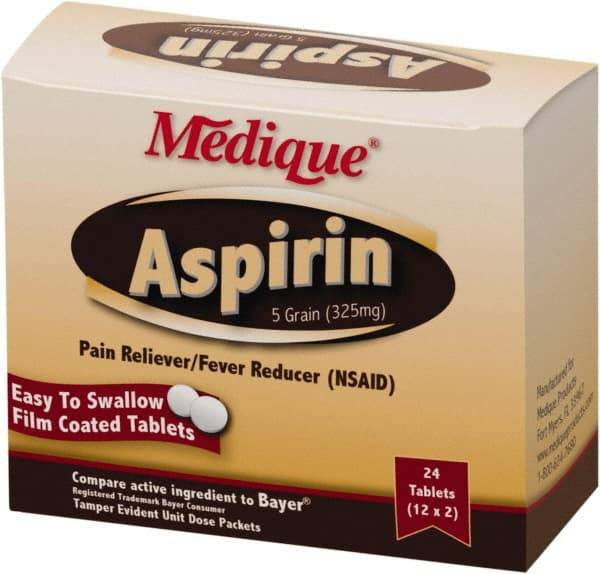 Medique - Medique Aspirin Tablets - Headache & Pain Relief - USA Tool & Supply