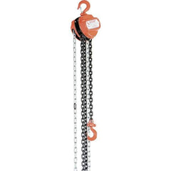 Vestil - 1,000 Lb Lifting Capacity, 20' Lift Height, Hand Hoist - Made from Chain - USA Tool & Supply