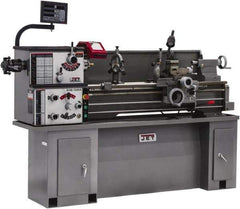 Jet - 13" Swing, 40" Between Centers, 230 Volt, Single Phase Bench Lathe - 5MT Taper, 2 hp, 70 to 2,000 RPM, 1-1/2" Bore Diam, 32" Deep x 47" High x 71" Long - USA Tool & Supply