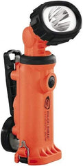 Streamlight - LED Bulb, 180 Lumens, Spotlight/Lantern Flashlight - Orange Plastic Body, 1 4.8 V\xB6Sub-C Battery Included - USA Tool & Supply