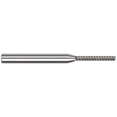 Harvey Tool - Square End Mills Mill Diameter (mm): 0.80 Mill Diameter (Inch): 1/32 - USA Tool & Supply