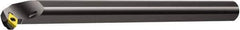 Sandvik Coromant - 1.2795" Min Bore Diam, 12" OAL, 1" Shank Diam, A..SDXCR/L Indexable Boring Bar - Screw-On Holding Method - USA Tool & Supply