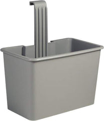 Unger - 8 Gal Polypropylene Side Bucket - Gray, For Use with SCFPG, COMBR, COMBG - USA Tool & Supply