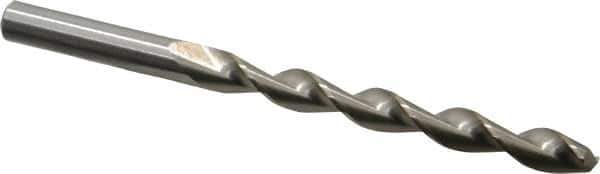 Chicago-Latrobe - 5/16" 135° High Speed Steel Jobber Drill - Bright Finish, Right Hand Cut, Parabolic Flute, Straight Shank, 4-1/2" OAL, Split Point - USA Tool & Supply