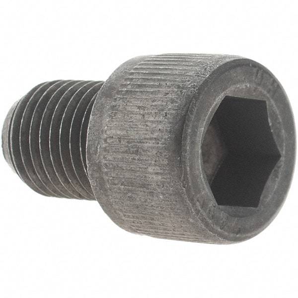 Value Collection - 3/8-24 UNF Hex Socket Drive, Socket Cap Screw - Alloy Steel, Black Oxide Finish, Fully Threaded, 1/2" Length Under Head - USA Tool & Supply