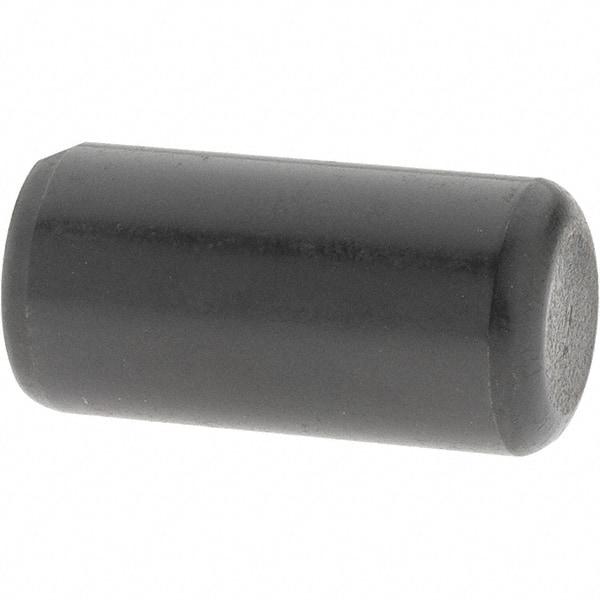 Value Collection - 1/2" Diam x 1" Pin Length Grade 8 Alloy Steel Standard Dowel Pin - Bright Finish, C 47-58 & C 60 (Surface) Hardness, 29,450 Lb (Single Shear), 58,900 Lb (Double Shear) Breaking Strength, 1 Beveled & 1 Rounded End - USA Tool & Supply