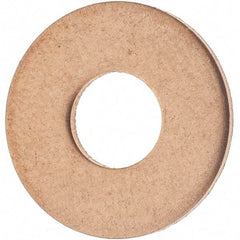 Value Collection - Copper Standard Flat Washer - 0.2031" ID x 1/2" OD, Plain Finish - USA Tool & Supply