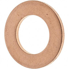 Value Collection - 7/16 SAE, 15/32" ID x 13/16" OD Oil Drain Plug Gasket - 1/16" Thick, Copper - USA Tool & Supply