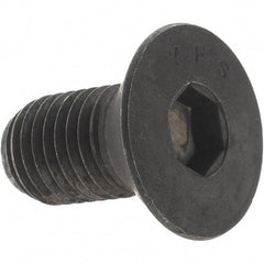 Value Collection - 3/4-10 UNC Hex Socket Drive, 82° Flat Screw - Alloy Steel, Black Oxide Finish, Fully Threaded, 1-1/2" OAL - USA Tool & Supply