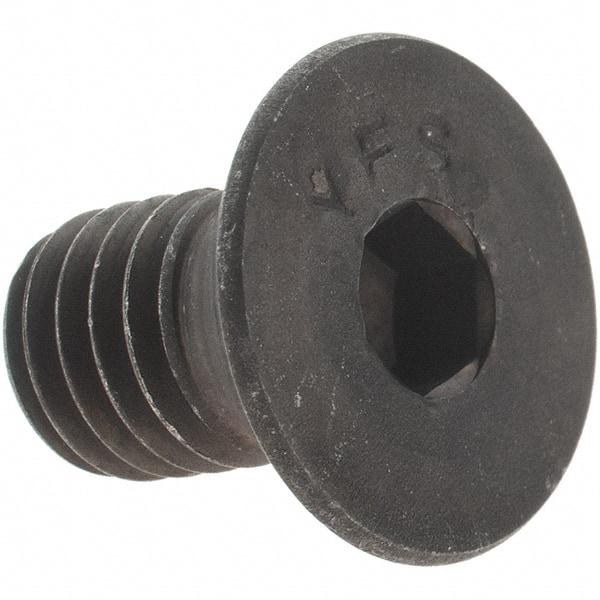 Value Collection - 7/16-14 UNC Hex Socket Drive, 82° Flat Screw - Alloy Steel, Black Oxide Finish, Fully Threaded, 3/4" OAL - USA Tool & Supply