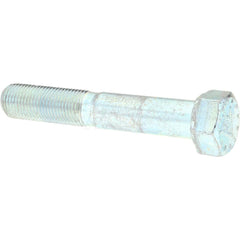 Hex Head Cap Screw: 1/2-20 x 5″, Grade 9 Alloy Steel, Zinc-Plated Clear Chromate