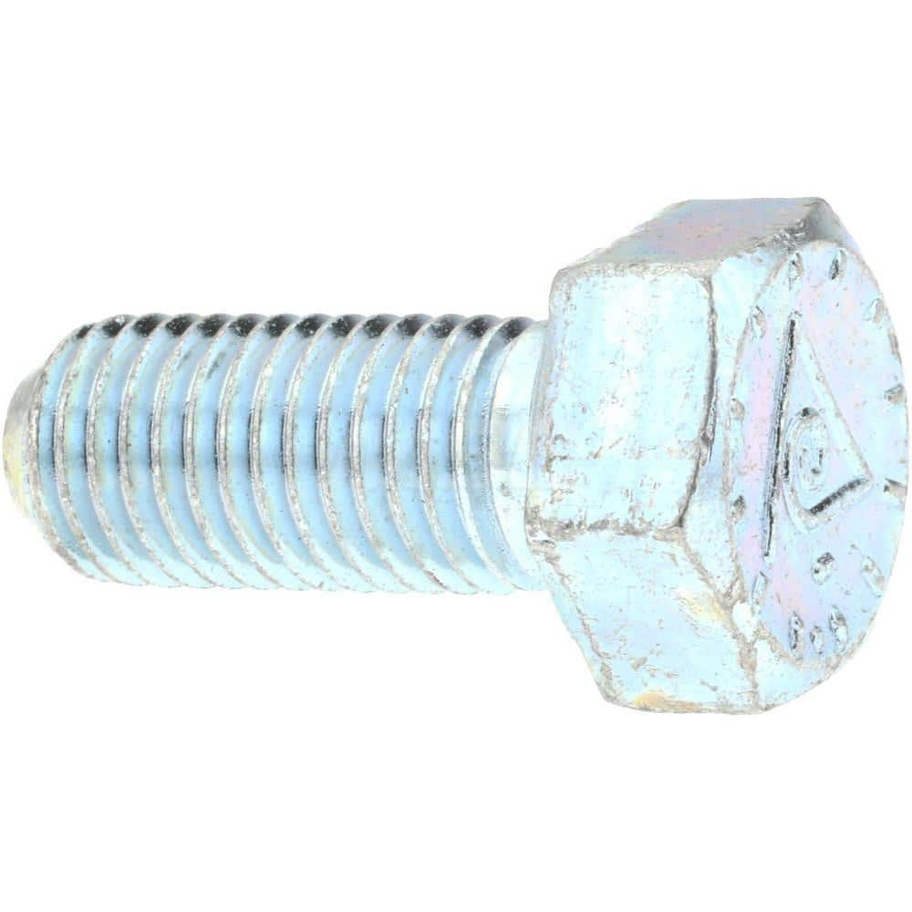 Hex Head Cap Screw: 5/16-24 x 1-3/4″, Grade 9 Alloy Steel, Zinc-Plated Clear Chromate