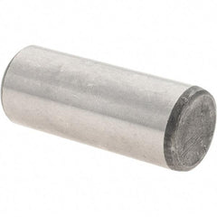 Value Collection - 1/2" Diam x 1-1/4" Pin Length Grade 8 Alloy Steel Standard Dowel Pin - C 50-58 Hardness, 51,000 Lb Breaking Strength, 1 Beveled & 1 Rounded End - USA Tool & Supply