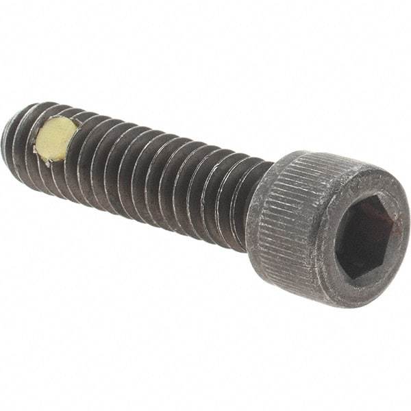 Value Collection - 1/4-20 UNC Hex Socket Drive, Socket Cap Screw - Alloy Steel, Black Oxide Finish, Fully Threaded, 1" Length Under Head - USA Tool & Supply