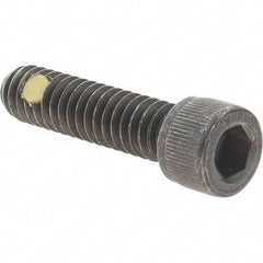 Value Collection - 1/4-20 UNC Hex Socket Drive, Socket Cap Screw - Alloy Steel, Black Oxide Finish, Fully Threaded, 1" Length Under Head - USA Tool & Supply